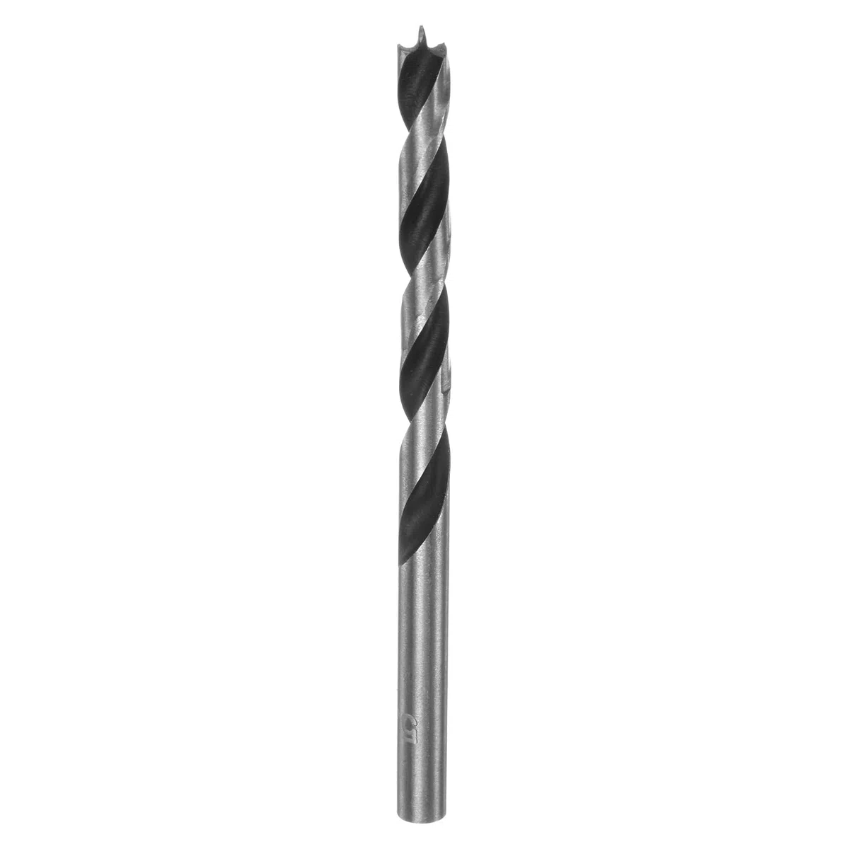 QUARKZMAN Punte Trapano Brad Point 5.5mm(14/64") Dia Punta Dritta Codolo Tondo Punta Brad Metrica 2.4" Profondità Foratura Punta Elicoidale Spirale per Falegname Legno Plastica Gomma