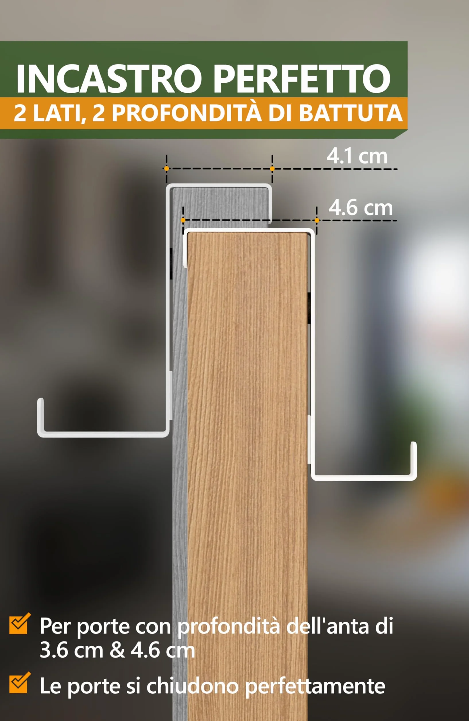 Appendiabiti da Porta in Acciaio Inox Impermeabile - Gancio Porta con Alta Capacità di Carico