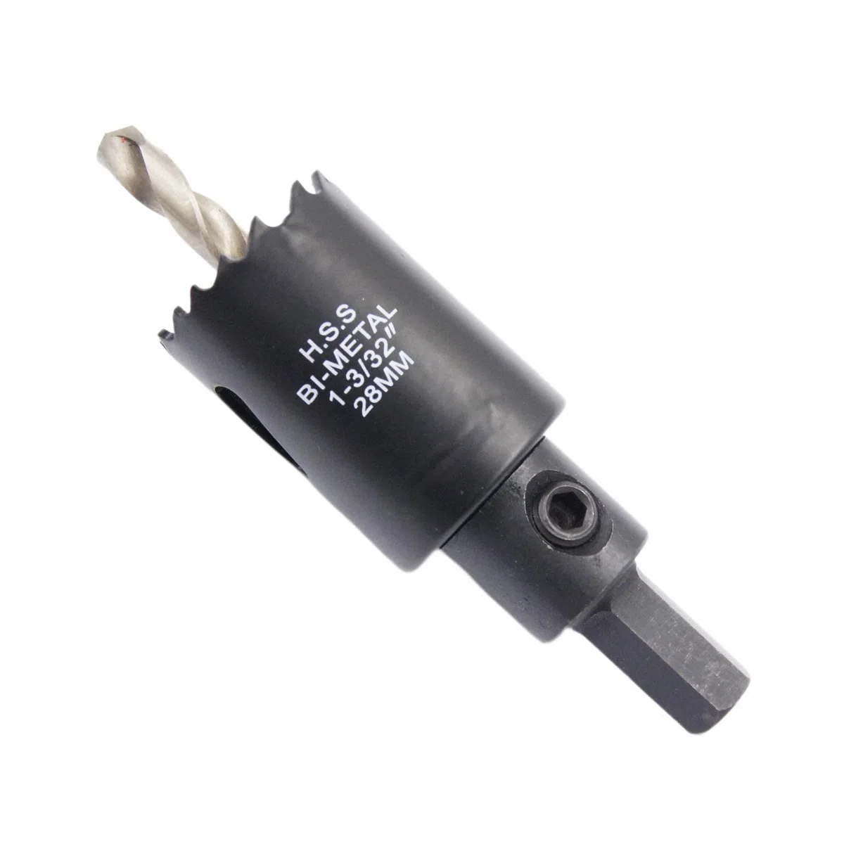 Sega a tazza 28mm LAIWEI bi-metallo fresa a tazza circolare HSS, spessore 1,8 mm, profondità di taglio fino a 38 mm, adatto per legno, plastica, cartongesso e tubi metallici