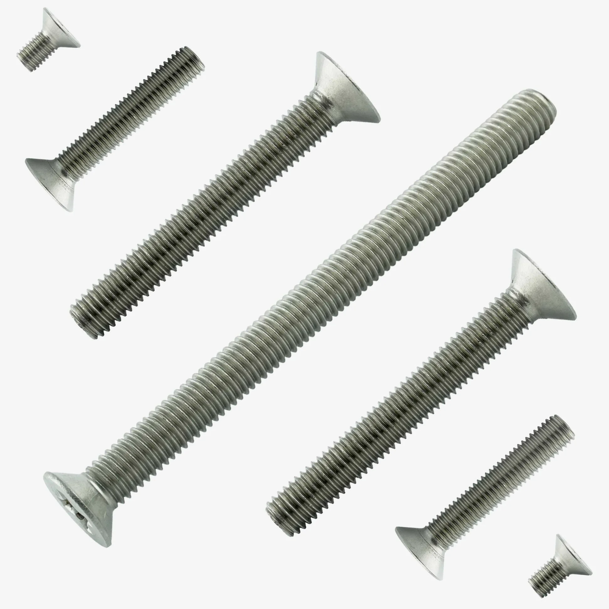 AGBERG - Viti a testa svasata M3 x 30 mm (40 pezzi) con esagono incassato – acciaio inox V2A – vite svasata completamente filettata antiruggine – DIN 7991 / ISO 10642 | AGBERG
