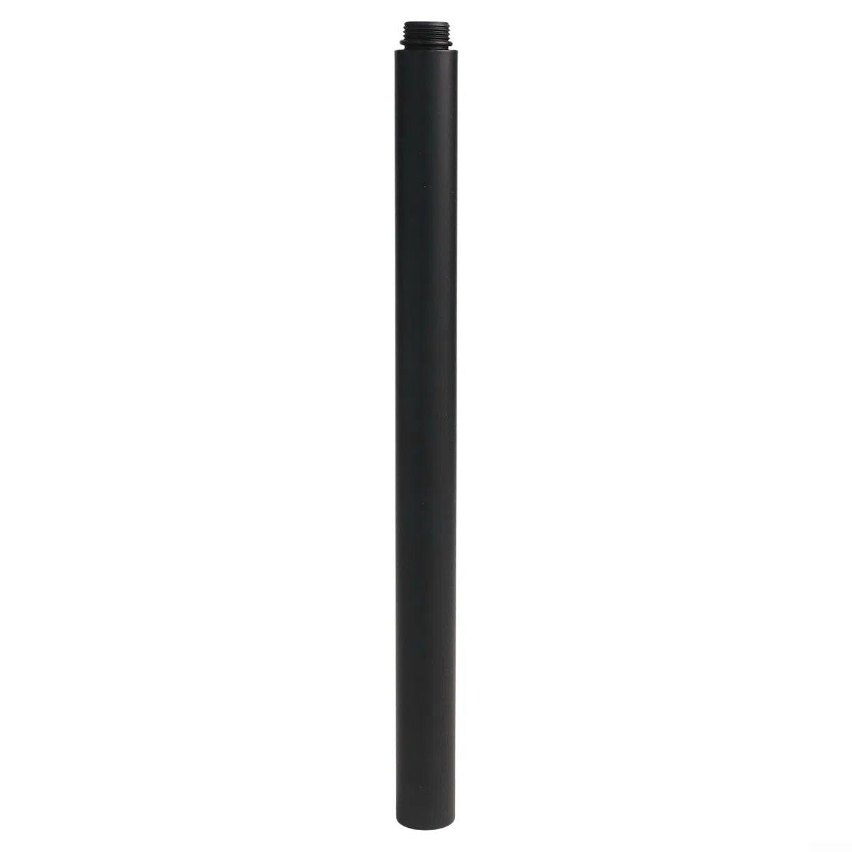 Asta di prolunga per sistema doccia, 30 cm, in acciaio inox, prolunga per soffione doccia, cromata, colore nero