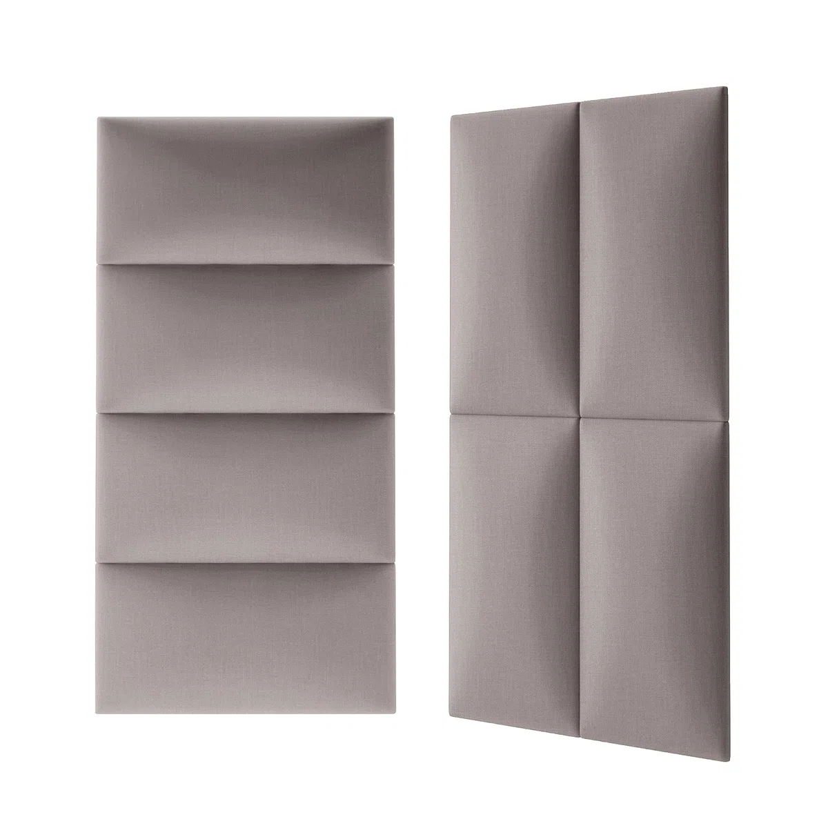 MOLLIS Pannello da Parete Rettangolare e Decorativo, Adatto Come Testiera o Protezione Dagli Impatti, Riduce il Suono e Migliora L'acustica, in Schiuma, 60 x 30 cm, Beige