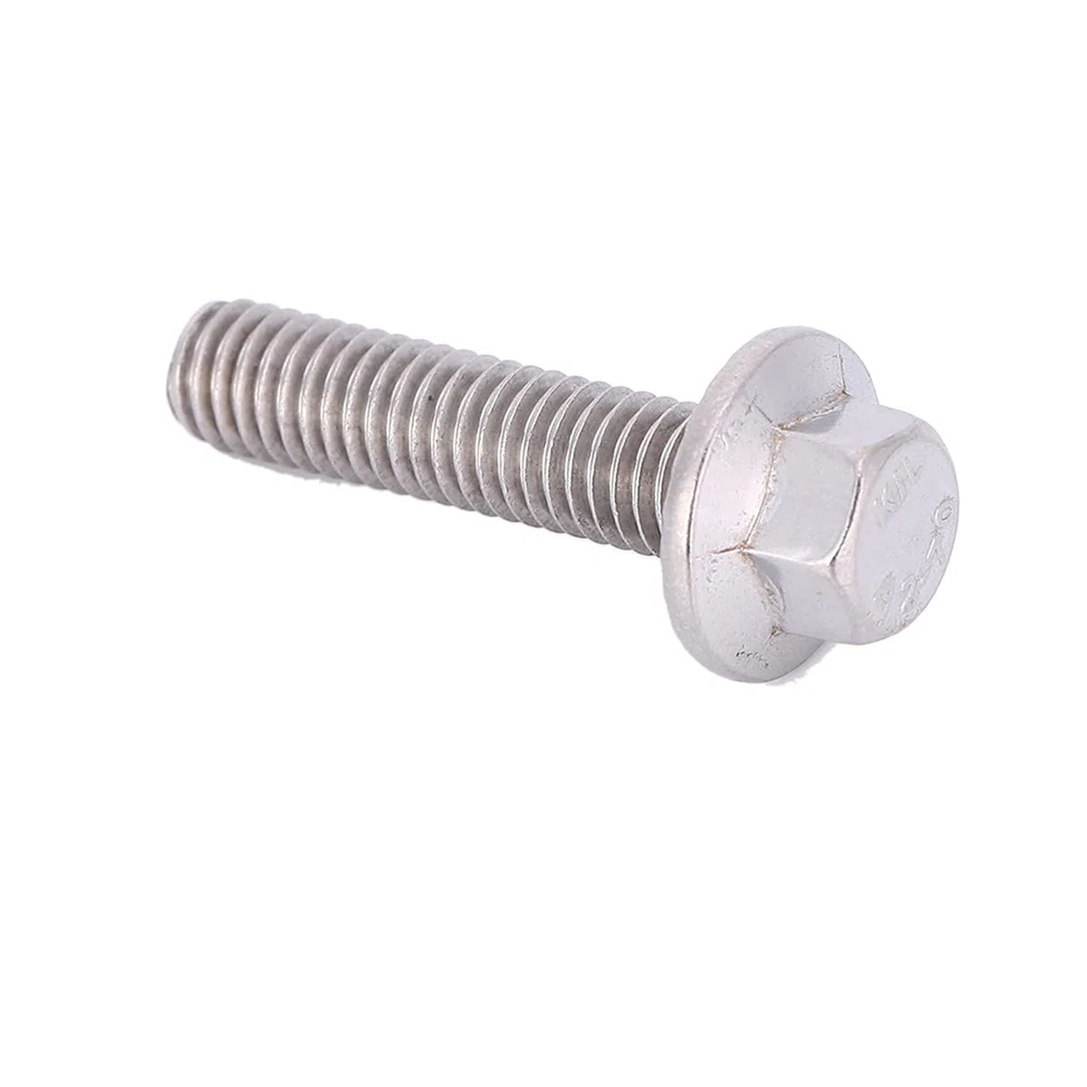 10 Pezzi Vite Flangiata Esagonale M6 in Acciaio Inossidabile 304 Testa Flangia Integrata Bulloni di Fissaggio per Elettrodomestici, Macchinari, Mobili (M6*25)