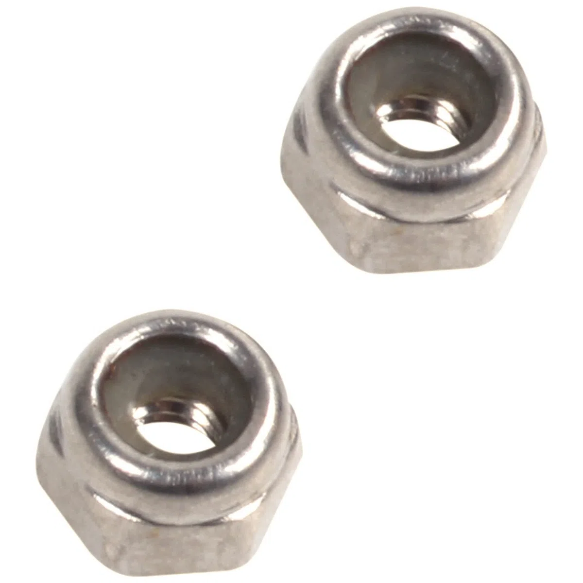 100 pezzi M2 Zinc Plated Self-Locking Nylon Insert Hex Lock Nuts