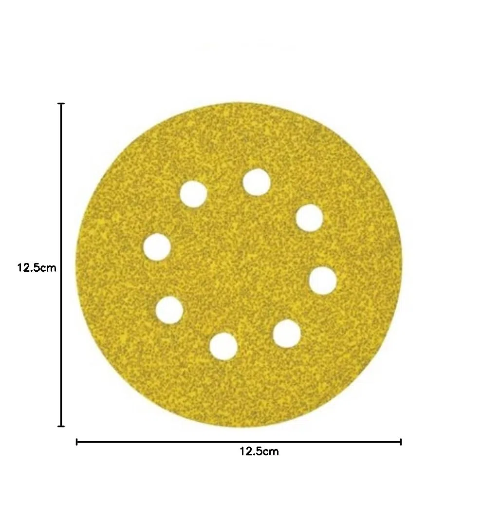 DEWALT DT3117-QZ disco abrasivo levigatrice 125mm grana 240 - confezione da 25 fogli - 8 fori