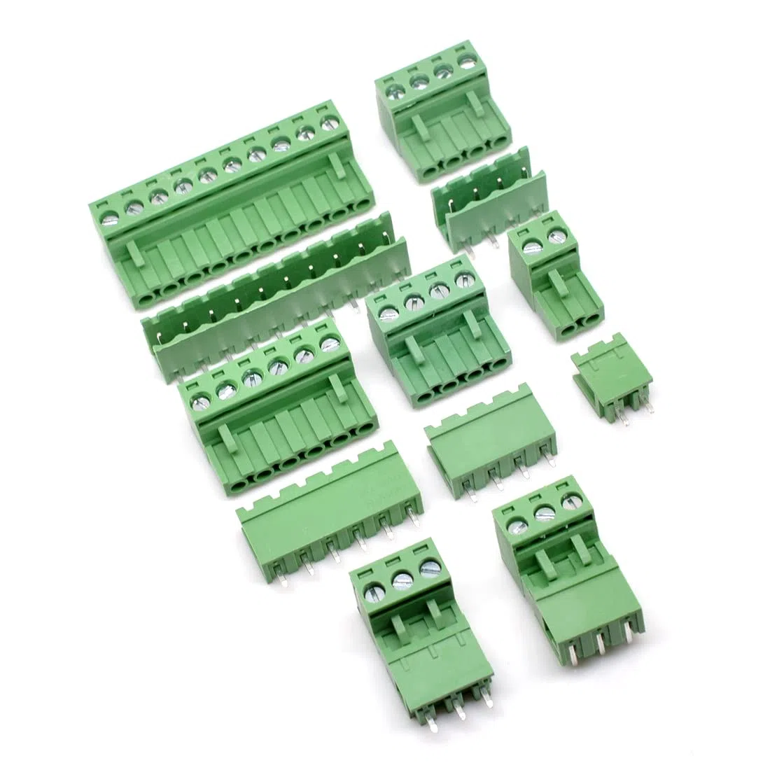 20 Set Morsettiere a Vite 2 Pin 5.08mm – Connettori PCB Maschio-Femmina Pluggable, 300V 15A, per Alimentazione, Distribuzione Segnali, Controllo Industriale