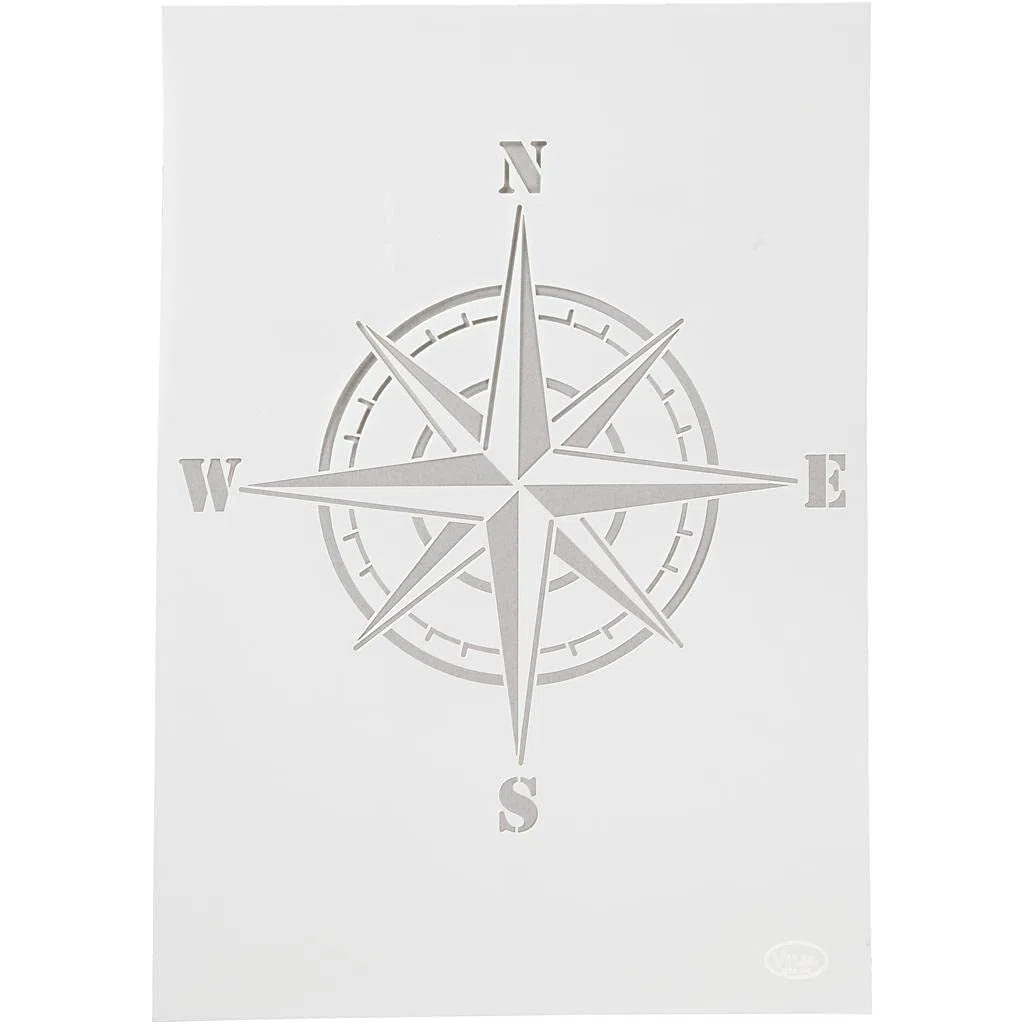 Universale stencil marittimo Viva Decor sagoma 21x29,7cm