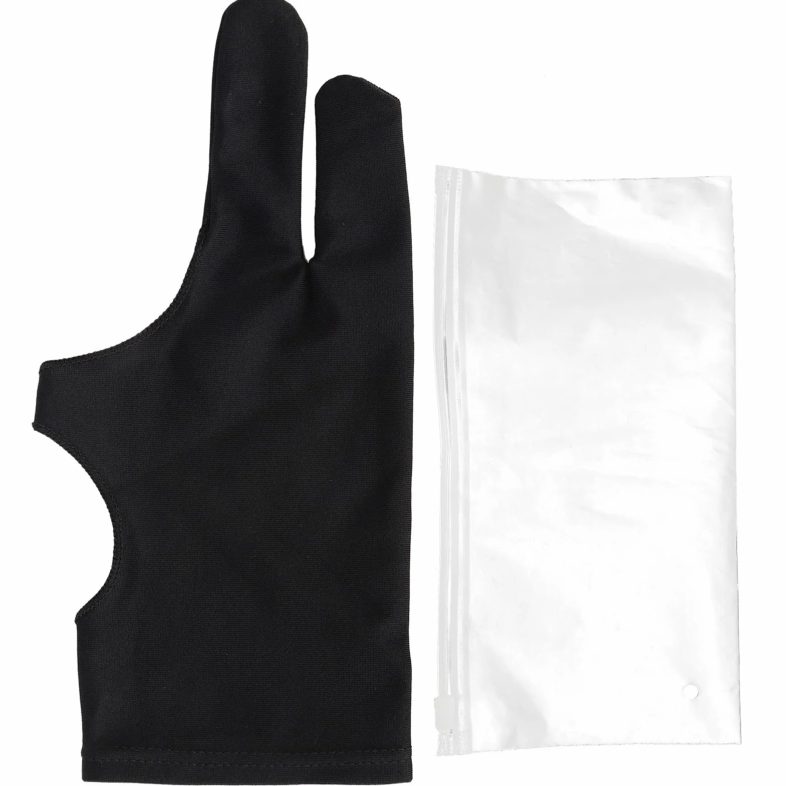 TOPINCN 2 Guanti per Pittura con le Dita Guanti Antimacchia Stencil Inchiostro Schizzo Scrittura Schermo Elettronico Anti Tocco Errato Fouling Sudore Sporco (XS)