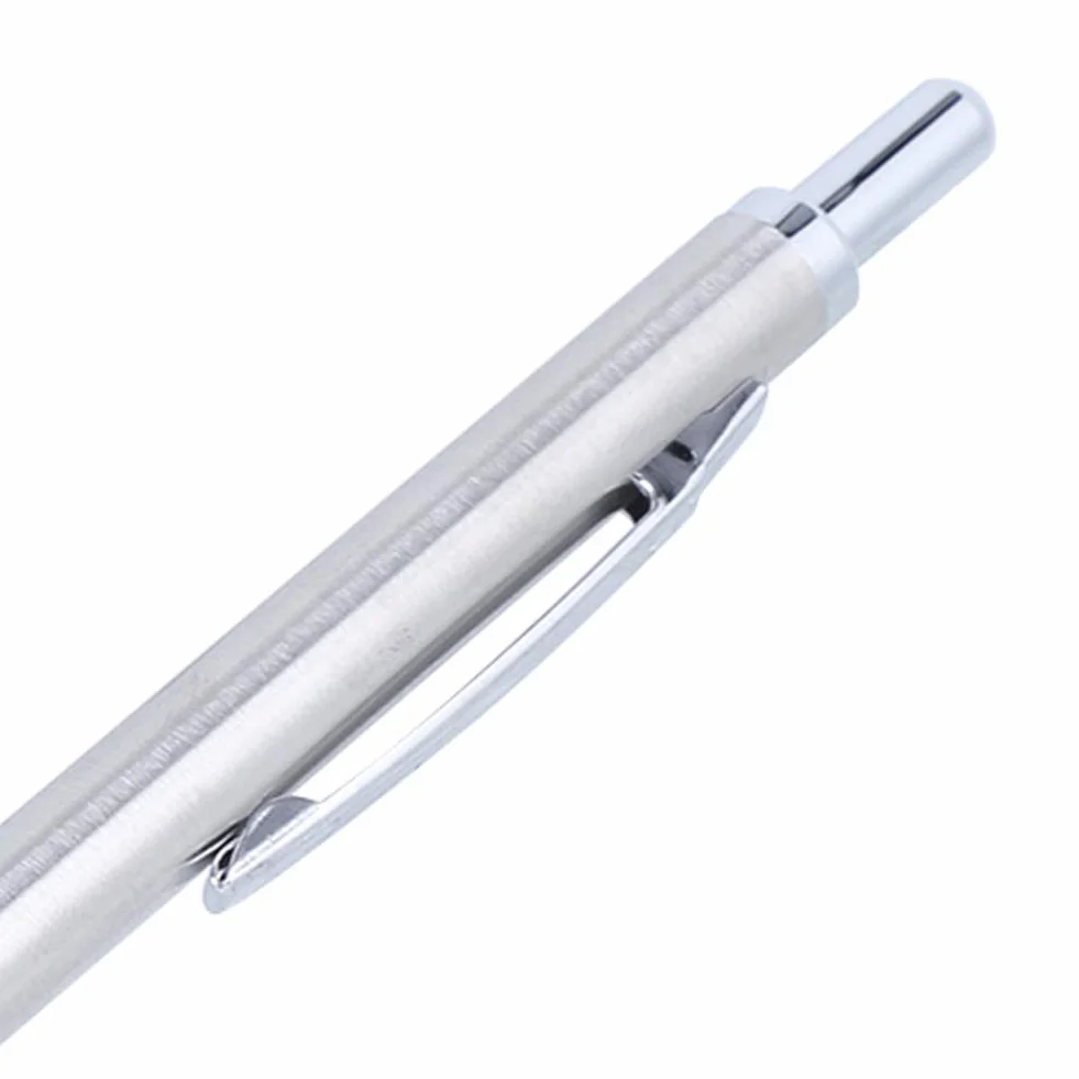 Scriber, Scribing Pen Ceramic Marker Engraver for Metal Glass Cutting Tool, Tungsten Steel Tip Golden Silver (Silver)