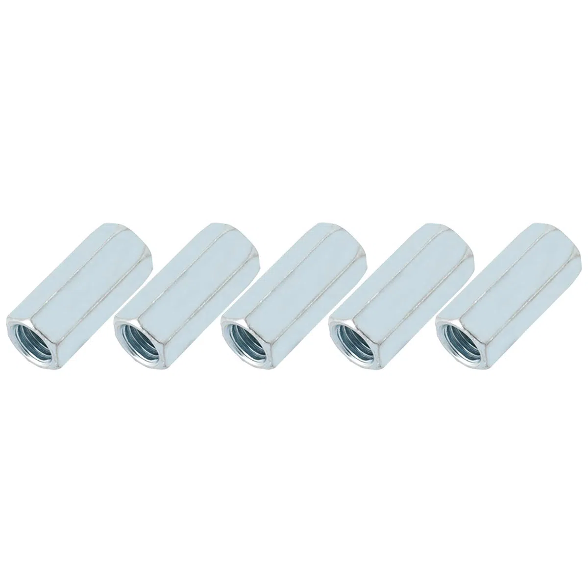 Cocoarm 5pcs Dadi Esagonali M12x40 in Acciaio Al Carbonio Zincate Ad Alta Resistenza e Resistenti Alla Corrosione per Fissaggi Industriali e Edili (Di fronte a 15)