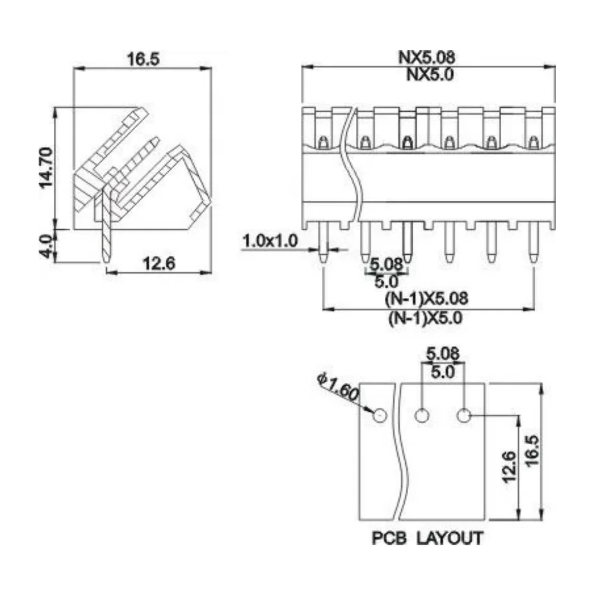 20 Set Morsettiere a Vite 2 Pin 5.08mm – Connettori PCB Maschio-Femmina Pluggable, 300V 15A, per Alimentazione, Distribuzione Segnali, Controllo Industriale