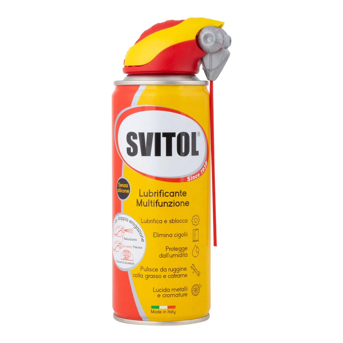SVITOL Multifunzione Lubrificante Spray Erogatore con Cannuccia, 400 ml