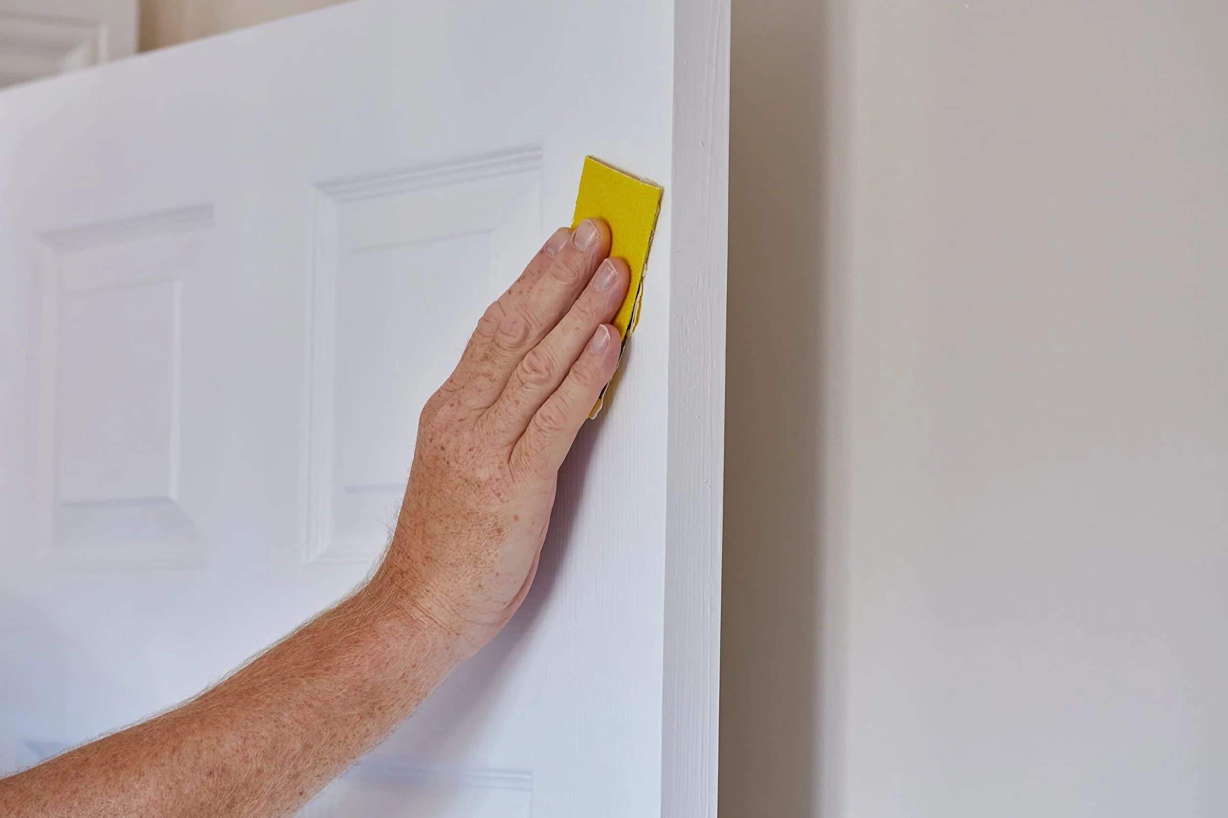 ProDec 10m Rotolo 60 Grana grossa Giallo Ossido di Alluminio Carta abrasiva per la levigatura di legno, vernice, gesso, stucco, metallo e altro, larghezza 115mm Carta abrasiva