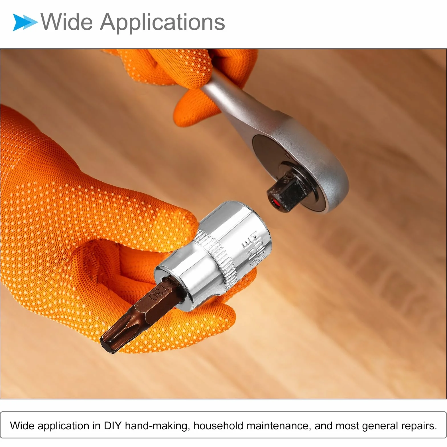 Chiave a Bussola Torx, Metrico T30 Punta 1/4" Attacco 1,5" Lungo, Acciaio Legato S2 Temprato al Cromo-Vanadio - (Applicazioni: per Applicazioni Fissaggio) 2pz