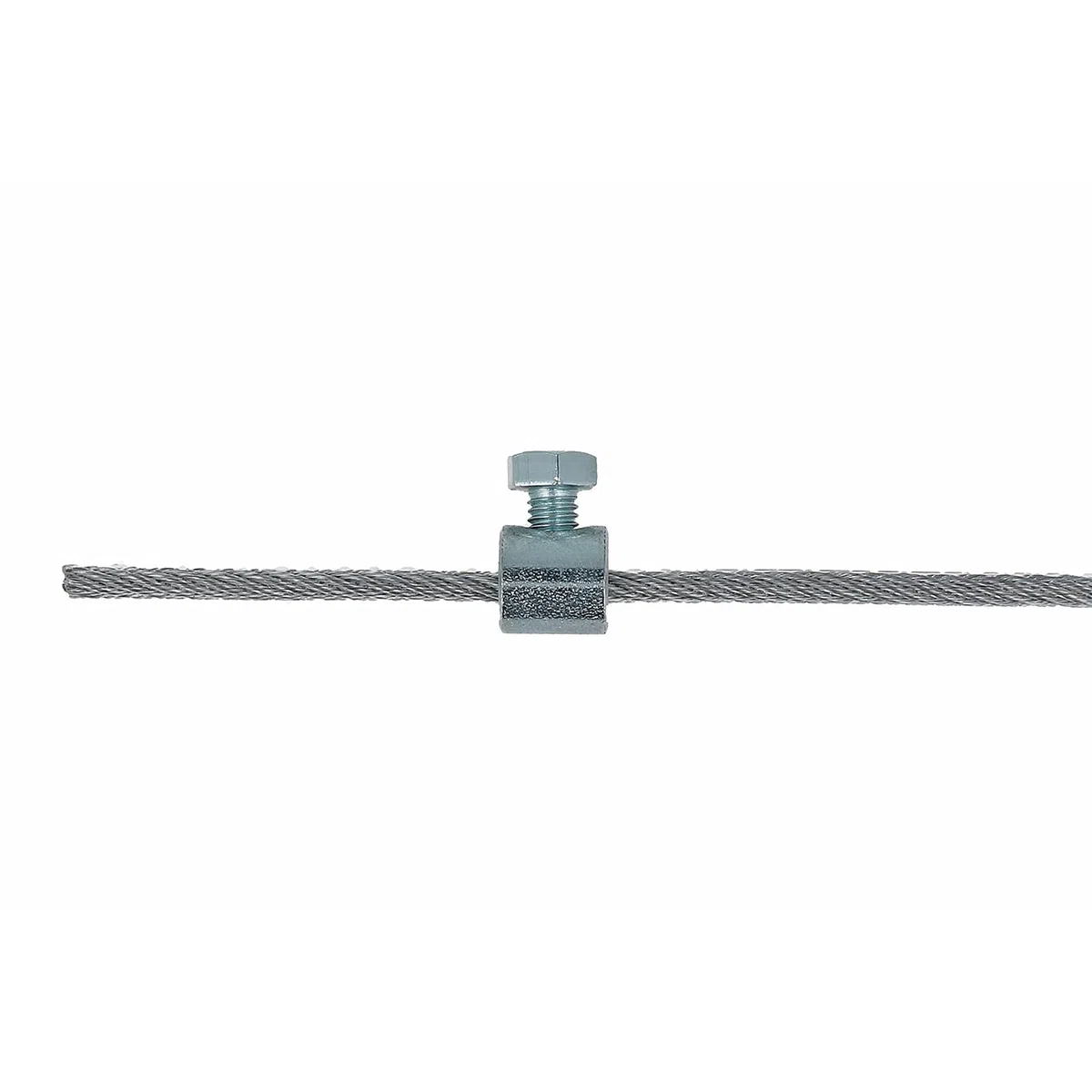 Masidef: Member of the Würth Group Morsetto serracavi diametro 4 mm. in ferro zincato con vite laterale 4 pz.