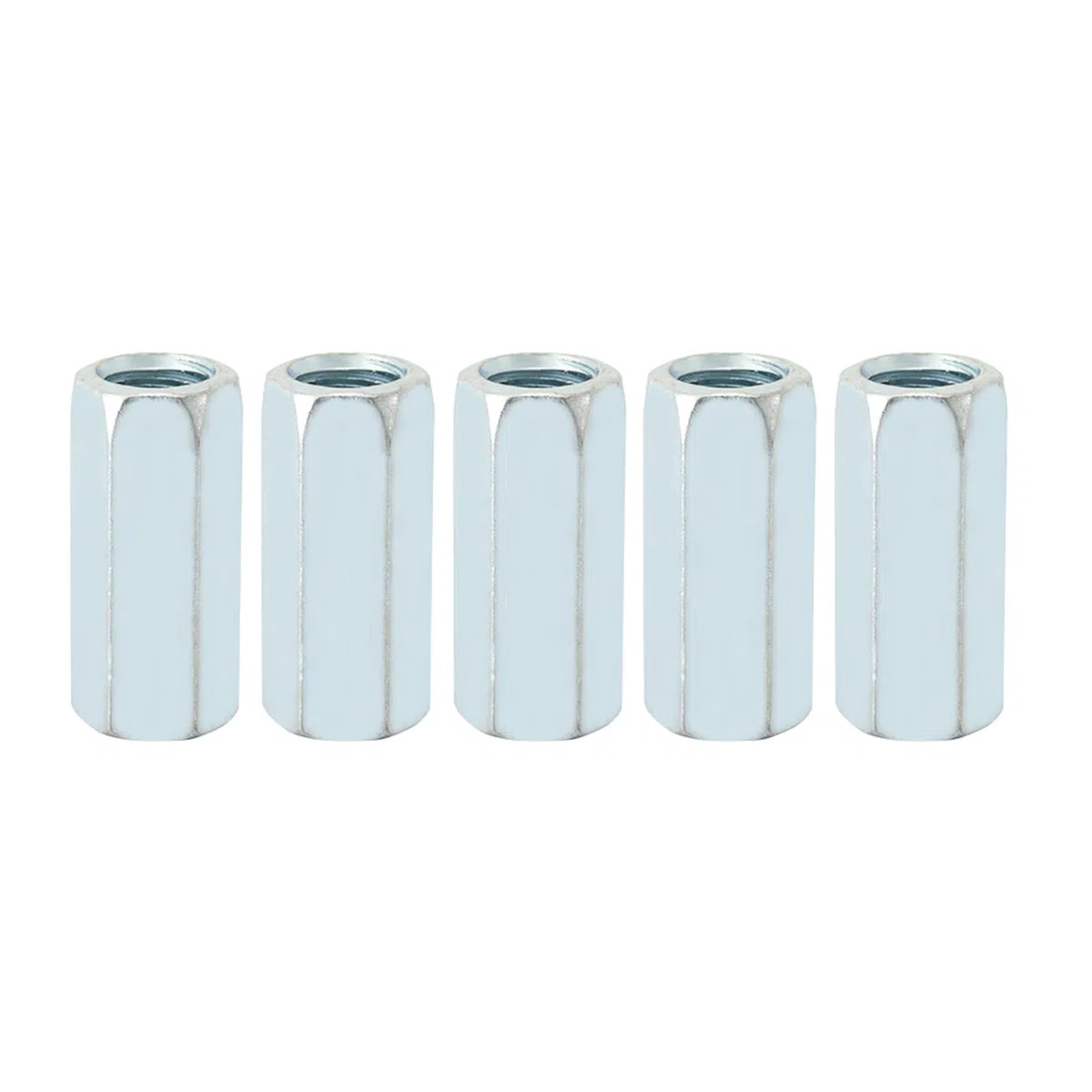 Cocoarm 5pcs Dadi Esagonali M12x40 in Acciaio Al Carbonio Zincate Ad Alta Resistenza e Resistenti Alla Corrosione per Fissaggi Industriali e Edili (Di fronte a 15)