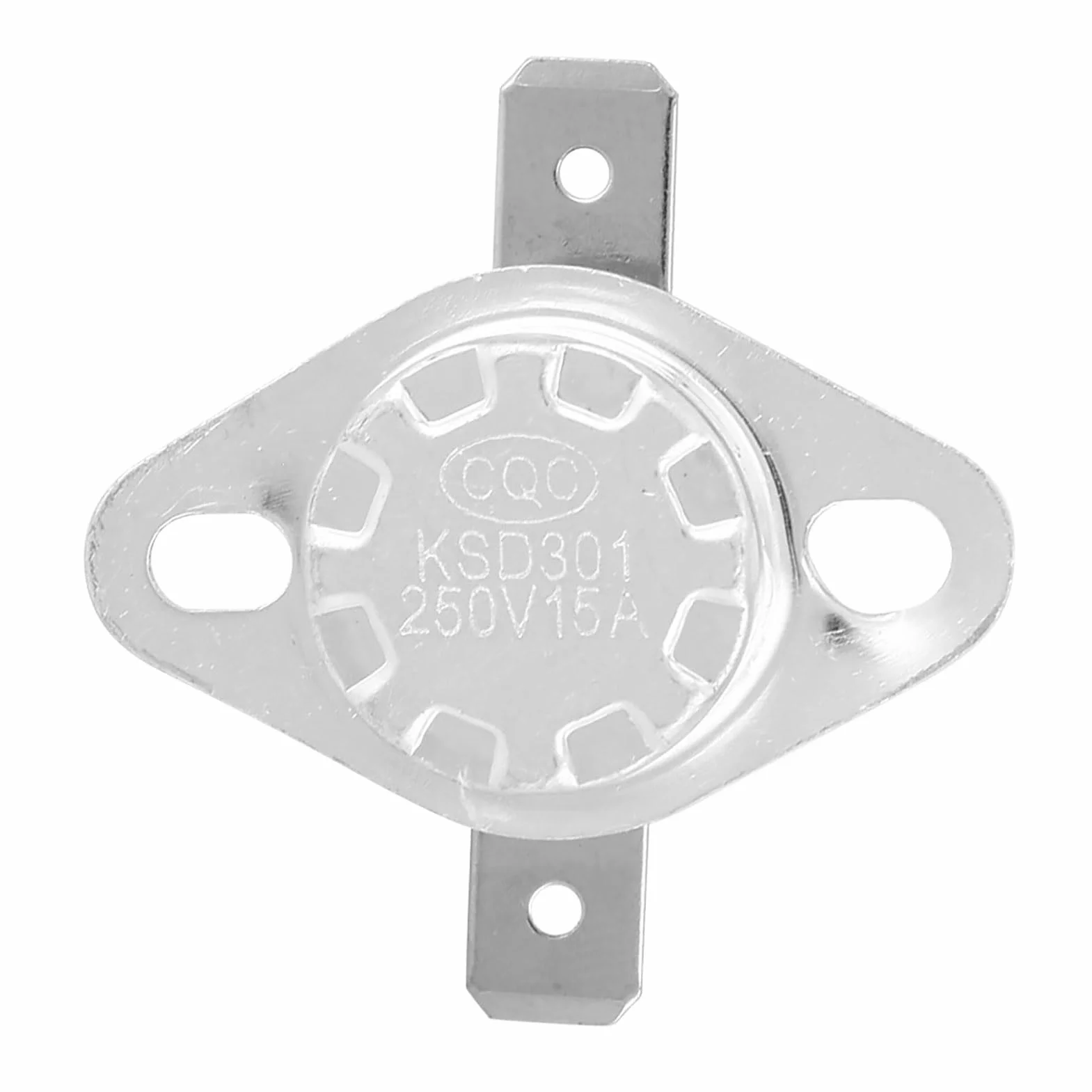 5 Pezzi KSD301 Termostato Interruttore 250 V 15 A Controllo della Temperatura Chiuso per Disinfettare Armadi Bottiglie D'acqua Elettriche Bollenti Caffettiere con 23 Opzioni di