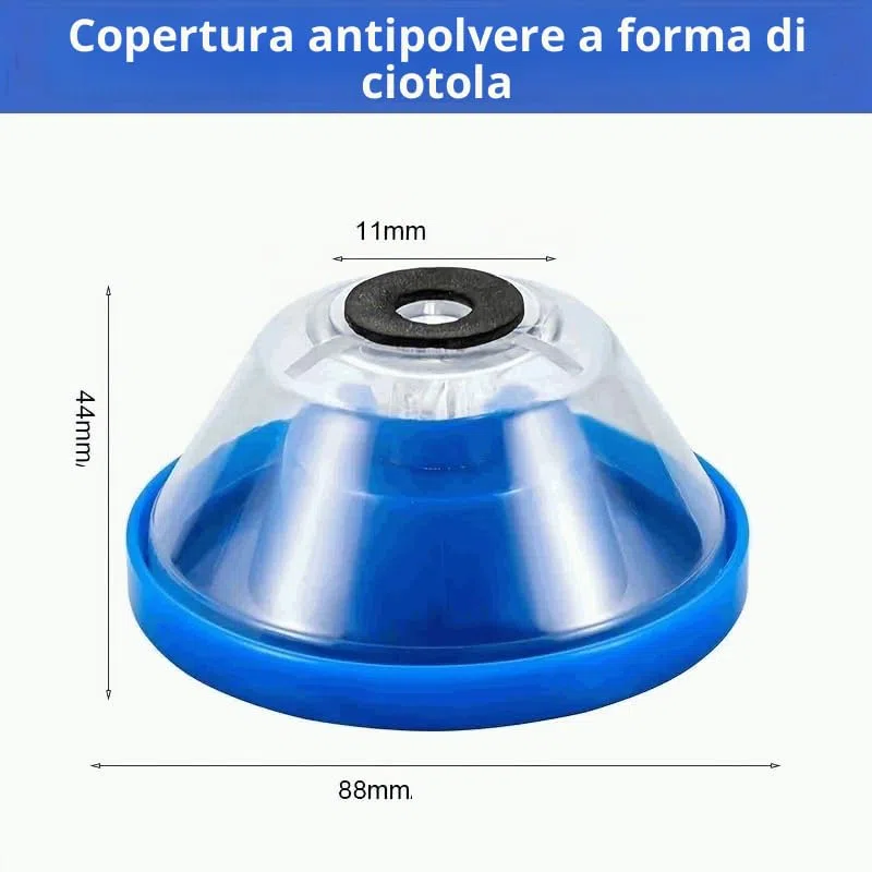 TECHZOCO Estrattore di polvere per trapano, raccoglitore di polveri per trapano, aspirapolvere di polvere per trapano, raccoglitore di polveri per trapano, adatto per punte da 4 mm a 10 mm, plastica,