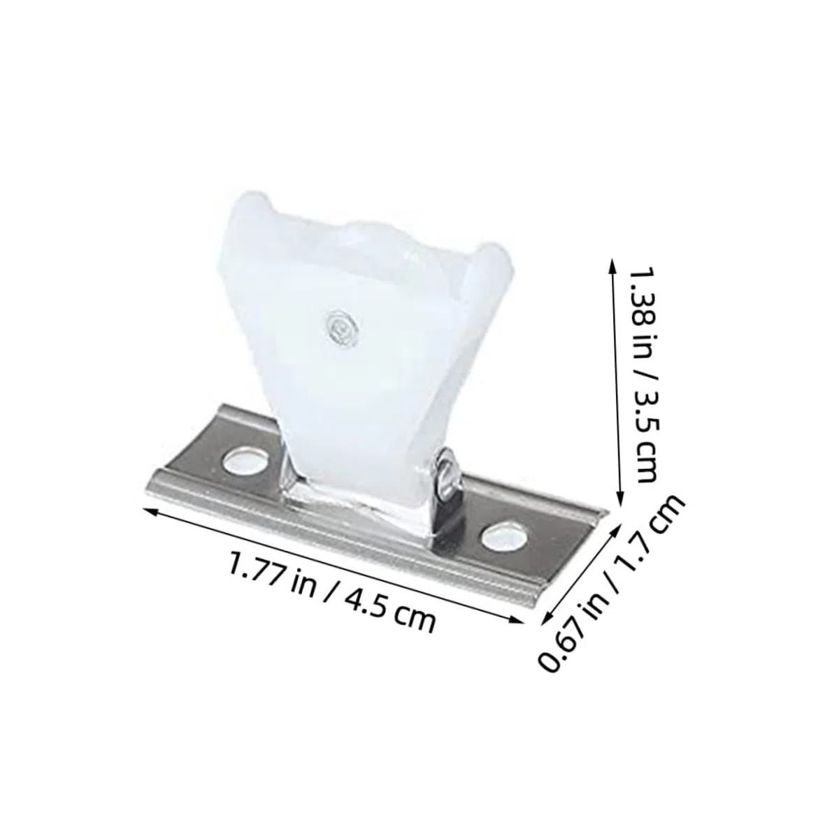 Housoutil Set Fermacorda per Tende Romane e Veneziane in Plastica Bianca Design Raffinato per Fissaggio Tende Domestiche Senza Corda