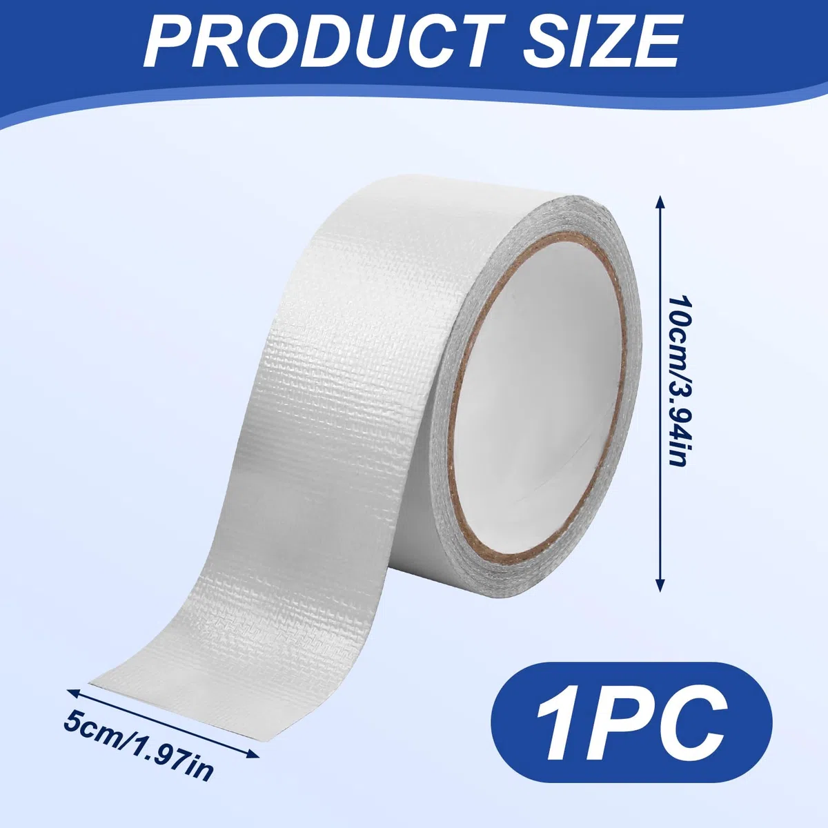 Nastro Sigillante Impermeabile per Camper, 5cm X 7,5m, Nastro Bianco, Bituminoso per Tetto, Riparazione per Caravan, Doccia, Tubi e Giunti, Qualità e Resistente Agli Agenti Atmosferici