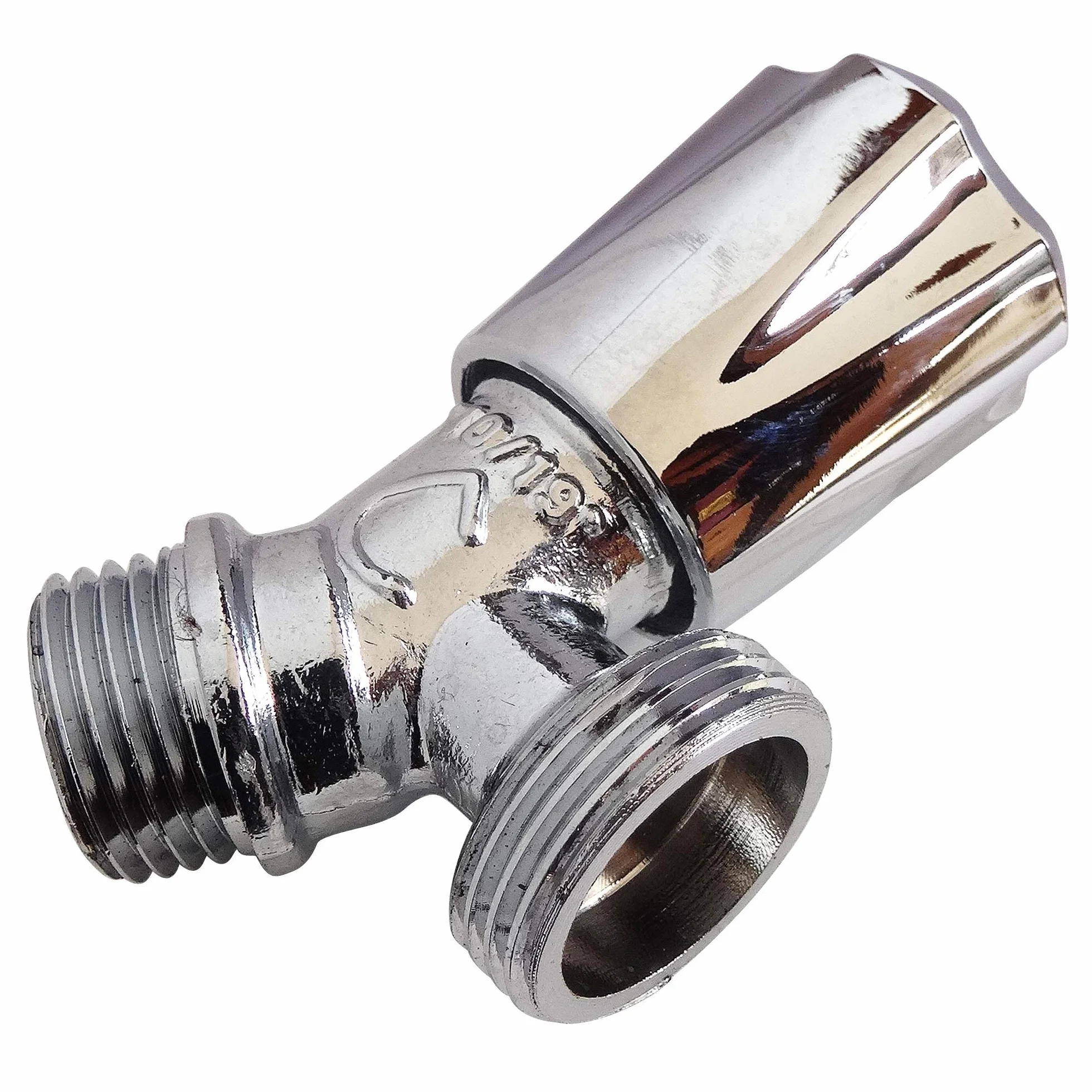 SOMATHERM FOR YOU - Rubinetto rondella cromata valvola inclinata di serie M15 / M20-21/27
