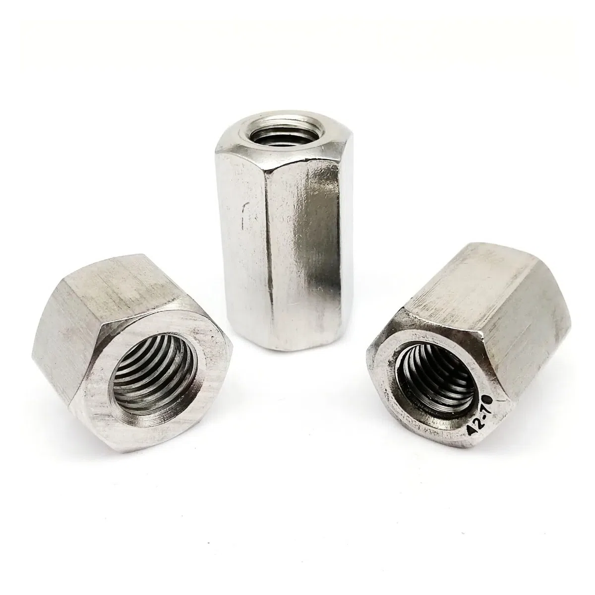 M3 M4 M5 M6 M8 M10 M12 304 In Acciaio Inox Esagonale Esagonale Estendere Connettore Manicotto Giunto Tubolare di Accoppiamento Dado(10pcs M4,15mm)