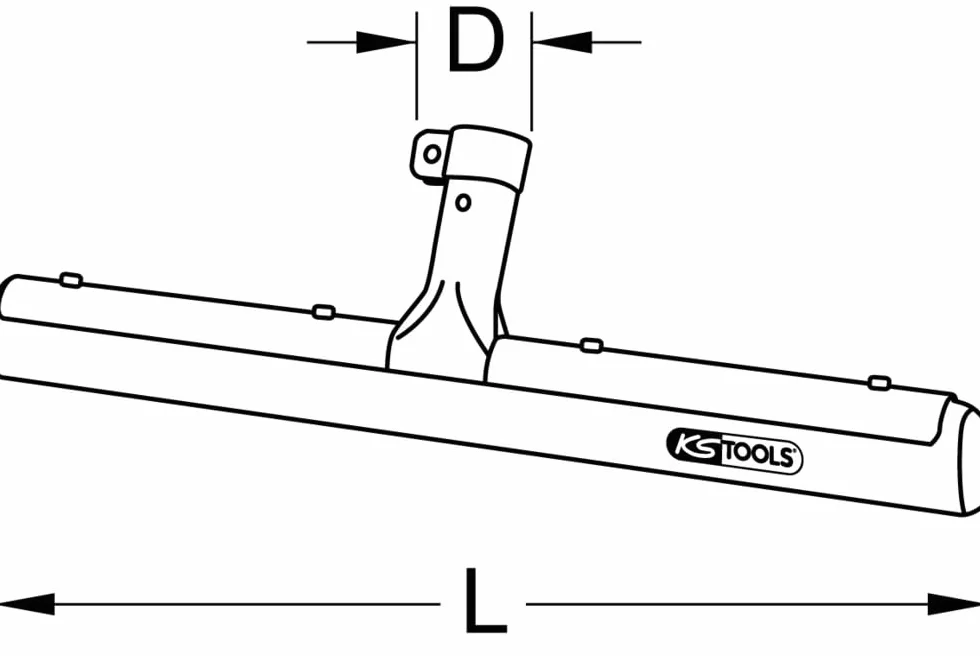 KS Tools 146.3075 Tira Acqua, 750 mm