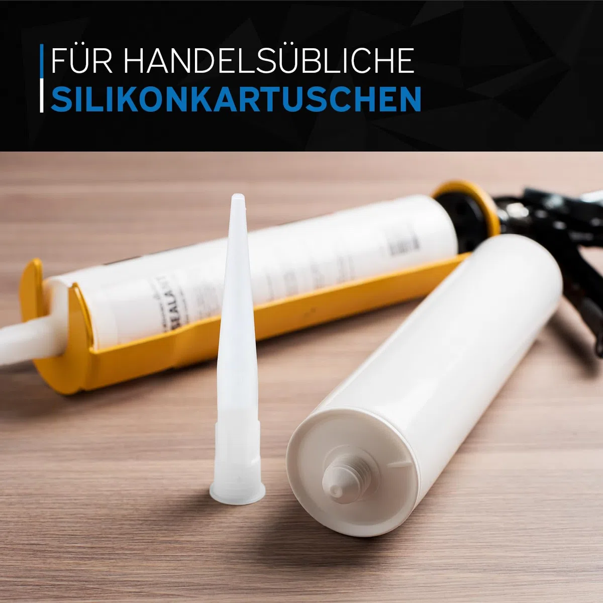 Bocchette per cartuccia in silicone trasparente, punte di ricambio, punte in silicone, ugelli in silicone by kör4u (100)