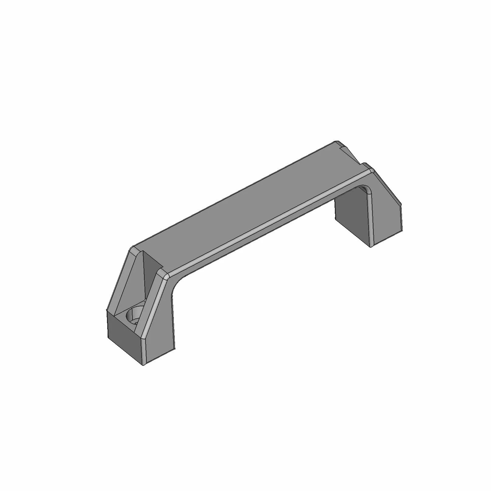 4 Maniglia in Plastica Rinforzata PA, Made in Italy – Set 4 Maniglie Industriali Ergonomiche per Mobili, Sportelli e Pannelli – Resistente agli Urti, Umidità e Raggi UV (4, Nero Opaco, 21x145)