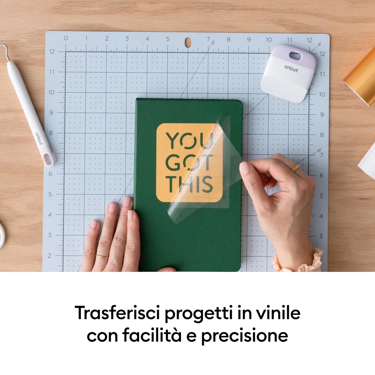 Cricut Joy StandardGrip - Nastro di trasferimento (14 x 122 cm)