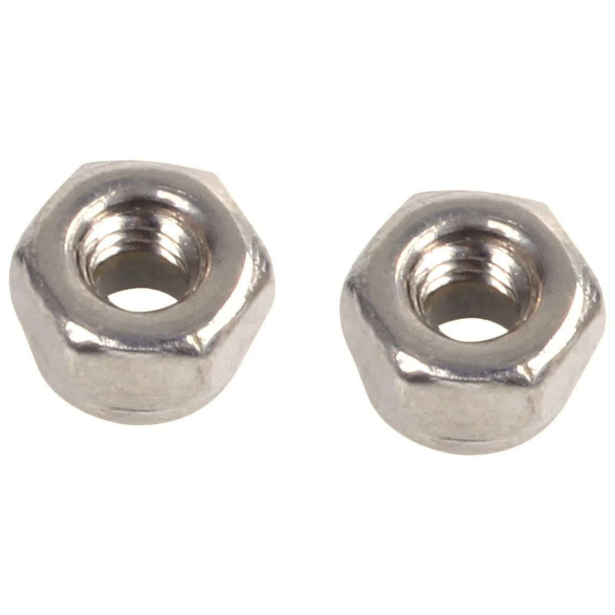 100 pezzi M2 Zinc Plated Self-Locking Nylon Insert Hex Lock Nuts