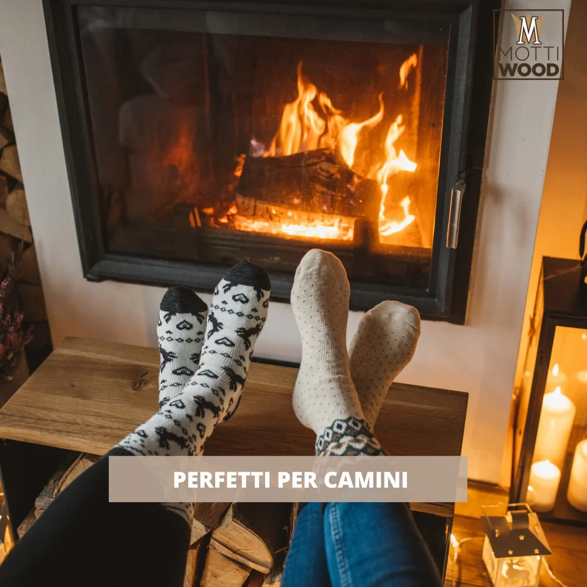 Mattoncini da Ardere, 6.5KG, 100% Legno Faggio, Lunga Durata