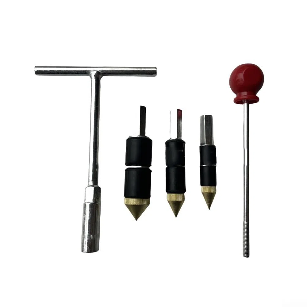 Set di 5 perni di arresto dell'acqua a caldo per la riparazione di perdite di tubi di cucina e bagno, con struttura in acciaio inox, per interni ed esterni (A)