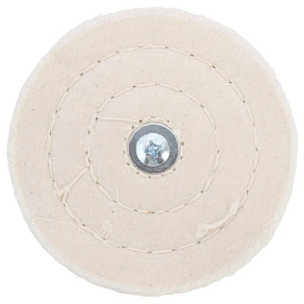Disco di lucidatura per trapano, velluto di cotone conico lucidante Wheel per lucidatura Buffing Pad per Manifold alluminio acciaio inox