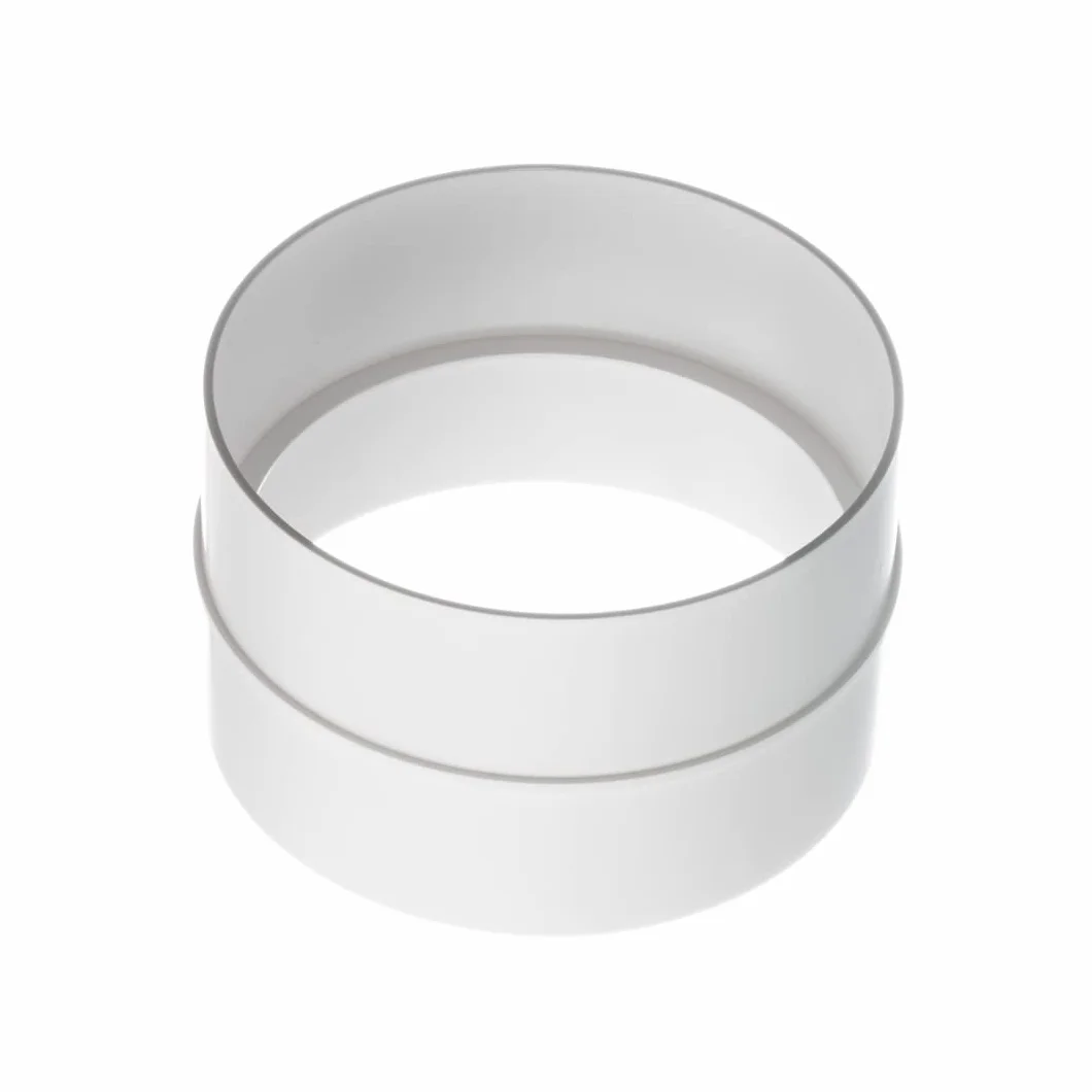 Ø 100mm Connettore Per Tubo Tondo - Giunto/Raccordo per Tubi di Ventilazione - Plastica PVC