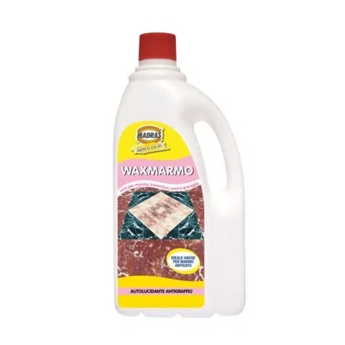 WAXMARMO Cera autolucidante 1lt antigraffio per marmo travertino graniglia Madras