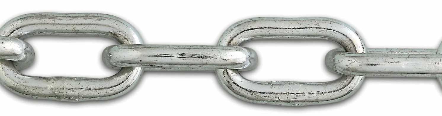 Chapuis LVBS2 Catena saldata maglia corta - Acciaio zincato - 30 kg - Diametro 2,5 mm - Lunghezza 2,5 m