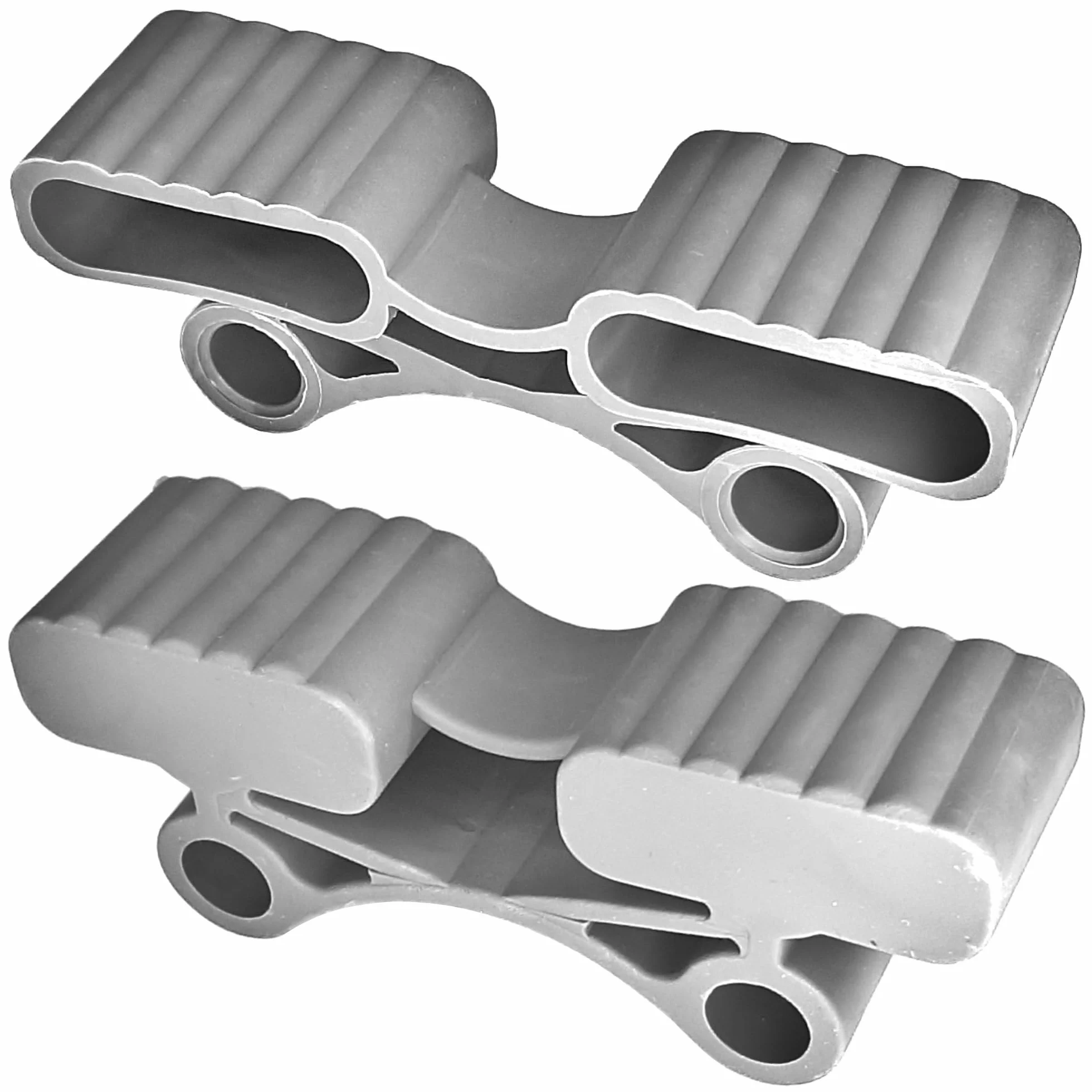 cyclingcolors 4x Supporto per Doghe 38mmx12mm + 8x bulloni perni inserto plastica 11mm Doppia Sospensione per Letto Flessibile Mobili