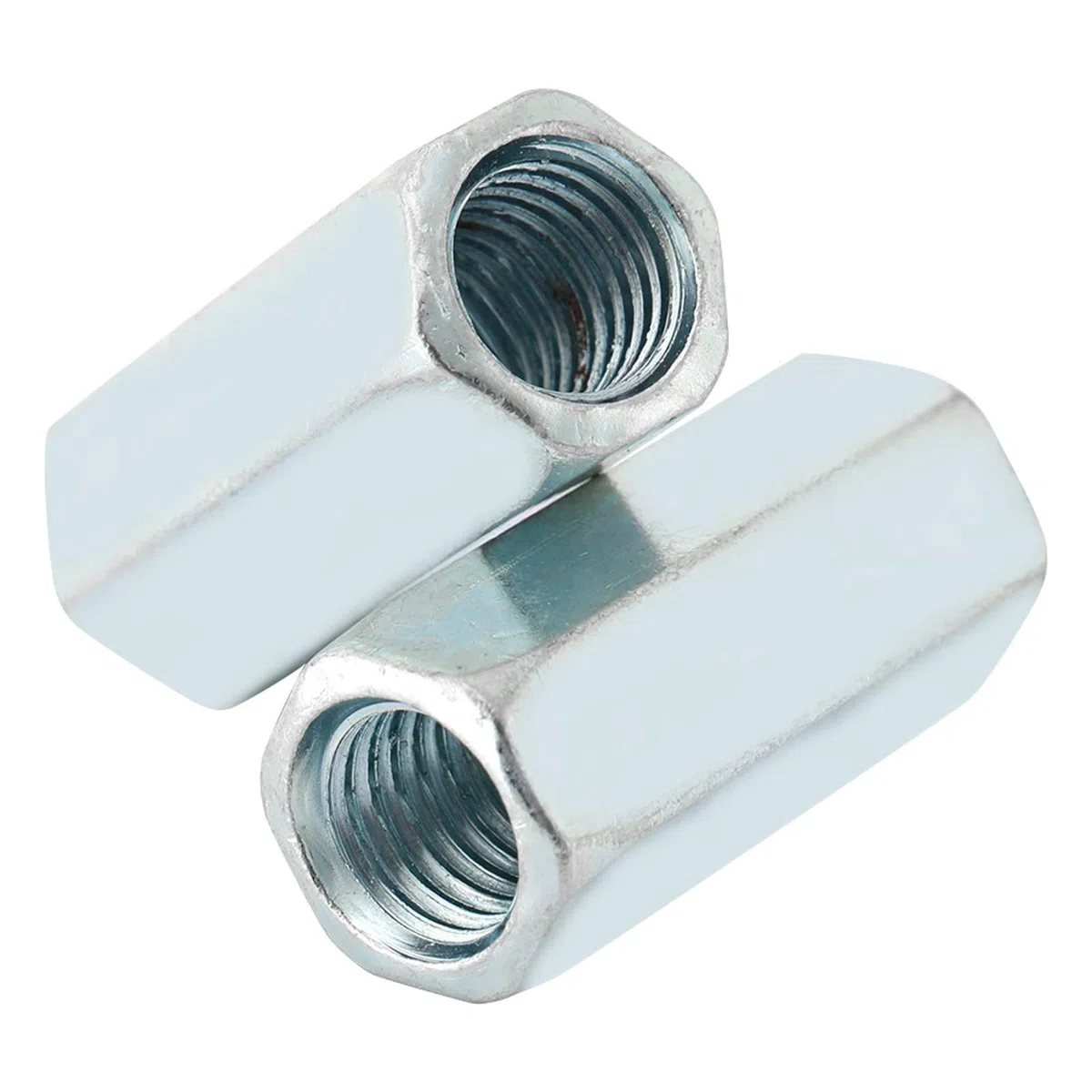 Cocoarm 5pcs Dadi Esagonali M12x40 in Acciaio Al Carbonio Zincate Ad Alta Resistenza e Resistenti Alla Corrosione per Fissaggi Industriali e Edili (Di fronte a 15)