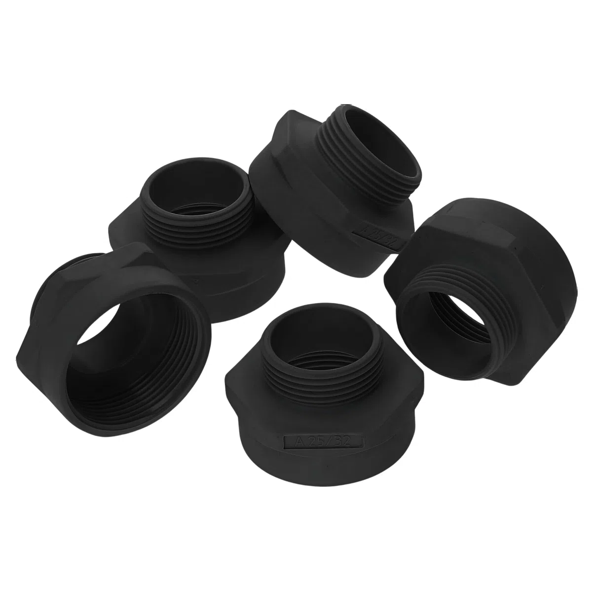 Kalitec G5253210 - Espansione M25/M32, in plastica, nero, con filettatura interna M32, filettatura esterna M25, IP68