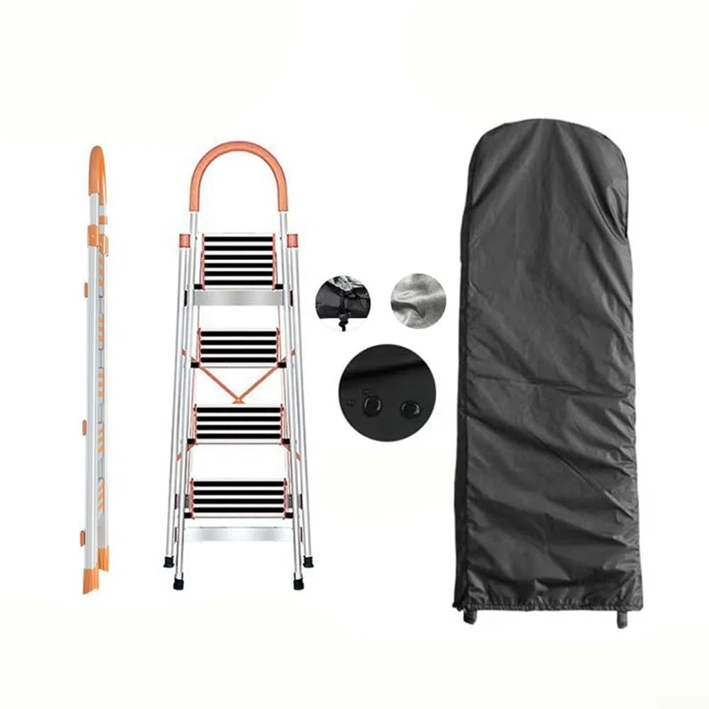 Copertura impermeabile pieghevole per uso esterno, protezione antipolvere per estensione e scaletta, adatta per la maggior parte delle scale a 5 e 7 gradini (50 x 154 x 6,5 cm2)