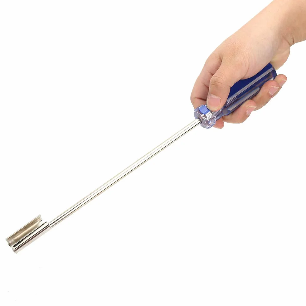 Sollevatore per Attrezzi di Collegamento, Estrattore per Cacciaviti RG6 29 Cm Estrattore per Rivetti per Testine per Chiodi a Testa F Estrattore per Rivetti per Testa Video BNC, Utensili Manuali