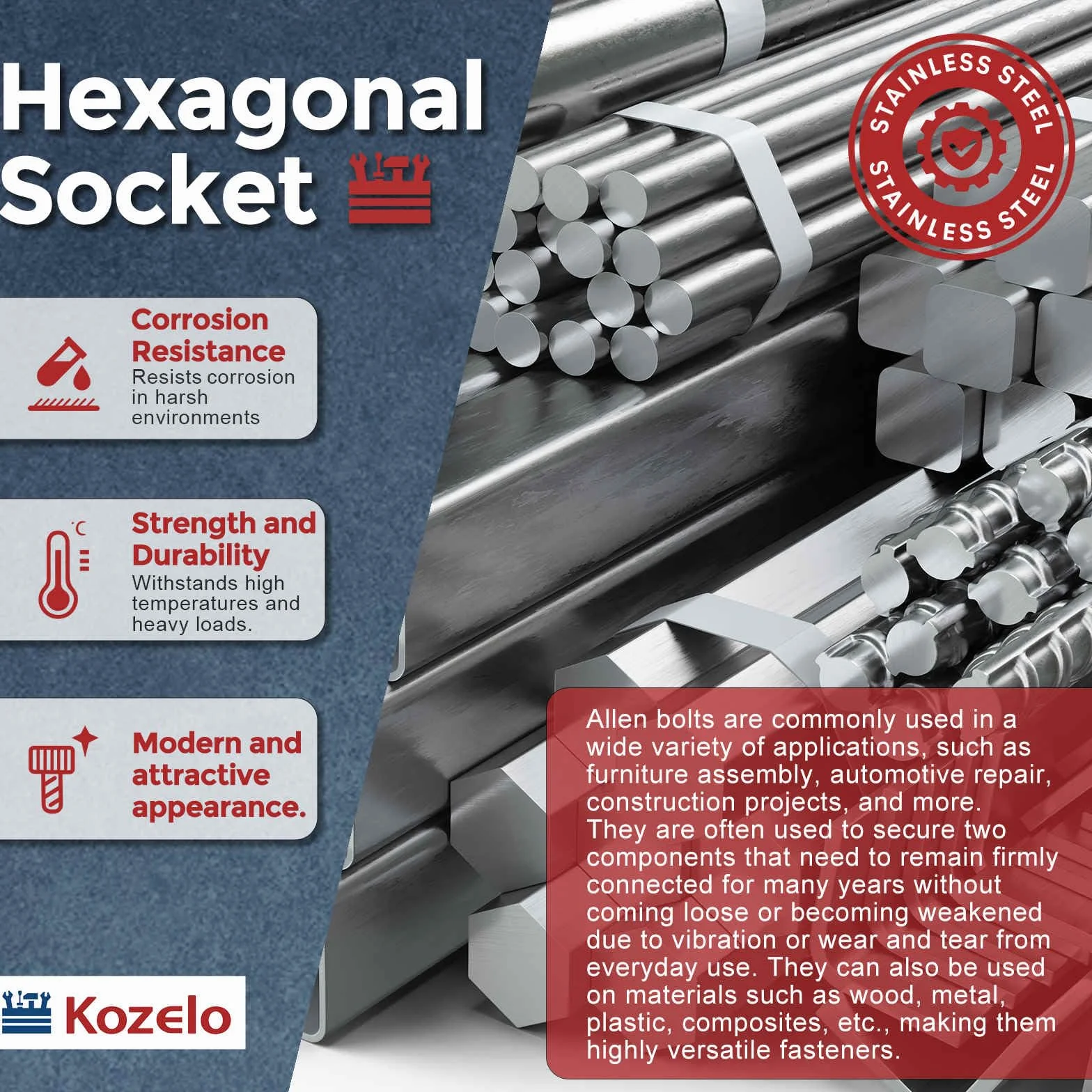 100pz Viti a Testa Cilindrica Esagonale - [M1.6-0.35 x 4mm] Acciaio Inossidabile 304 Filettatura Integrale Allen Drive per Motore Elettrico Ventola Stampa 3D Sostituzione, Argento