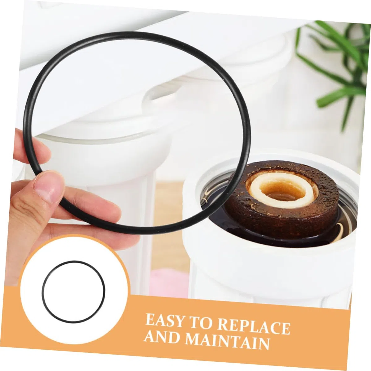 Angoily 2 Pezzi Guarnizioni Di Ricambio Per Filtro Dell'Acqua Guarnizioni In Silicone Universali Per Filtro Dell'Acqua Anelli Di Tenuta Per Accessorio Del Di Purificazione