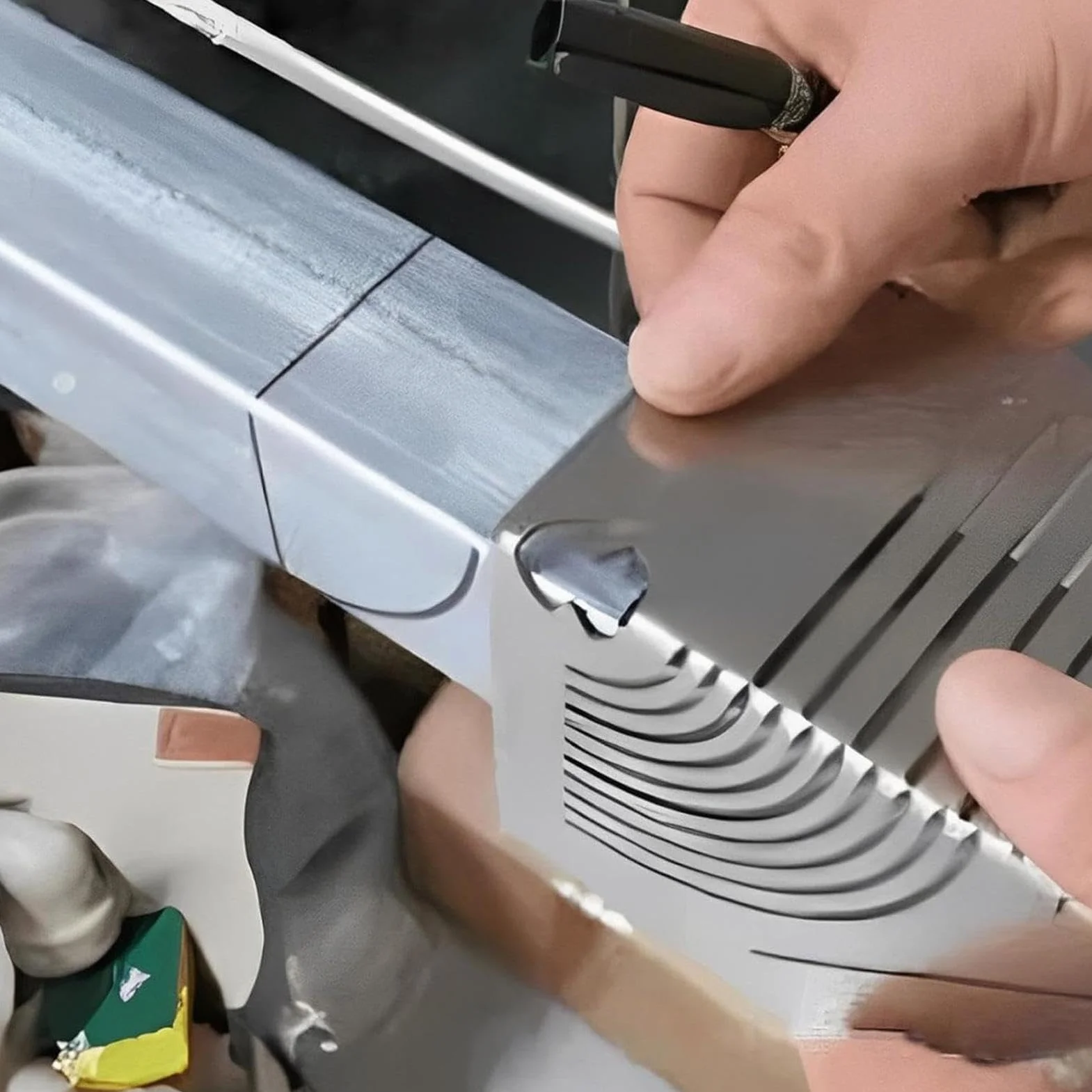 Generico Metal Scriber Marking Tools, Precision Arc Scriber, Multi-Functional Tube Bending Marker, Efficient Layout, Scribing Tool Set for Craftsmen, Engineers, Professionals, Workshops, Repairs