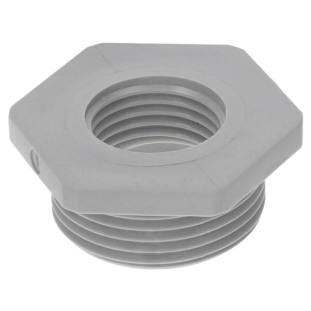 Kalitec G6251600 Riduzione M25/M16 Plastica Grigio Chiaro I Riduttore Raccordo Raccordo esagonale I M16 Filettatura interna I M25 Filettatura esterna I IP68
