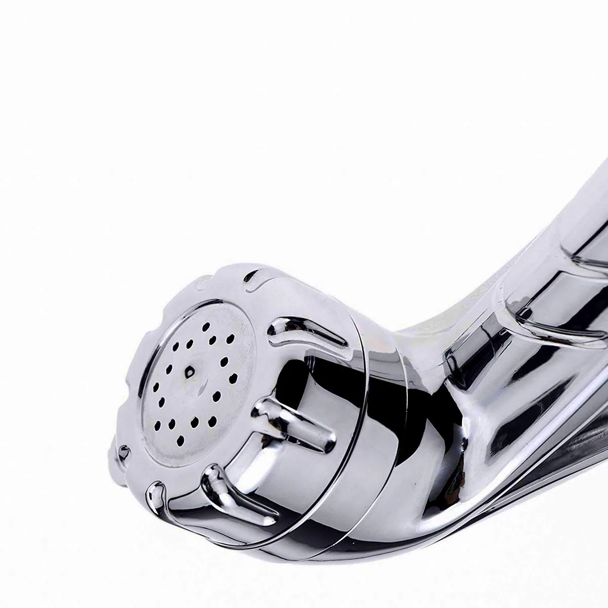 Soffione doccia ABS soffione doccia 1/2" pulsante doccetta da campeggio doccia a mano WC doccia in barca cromato