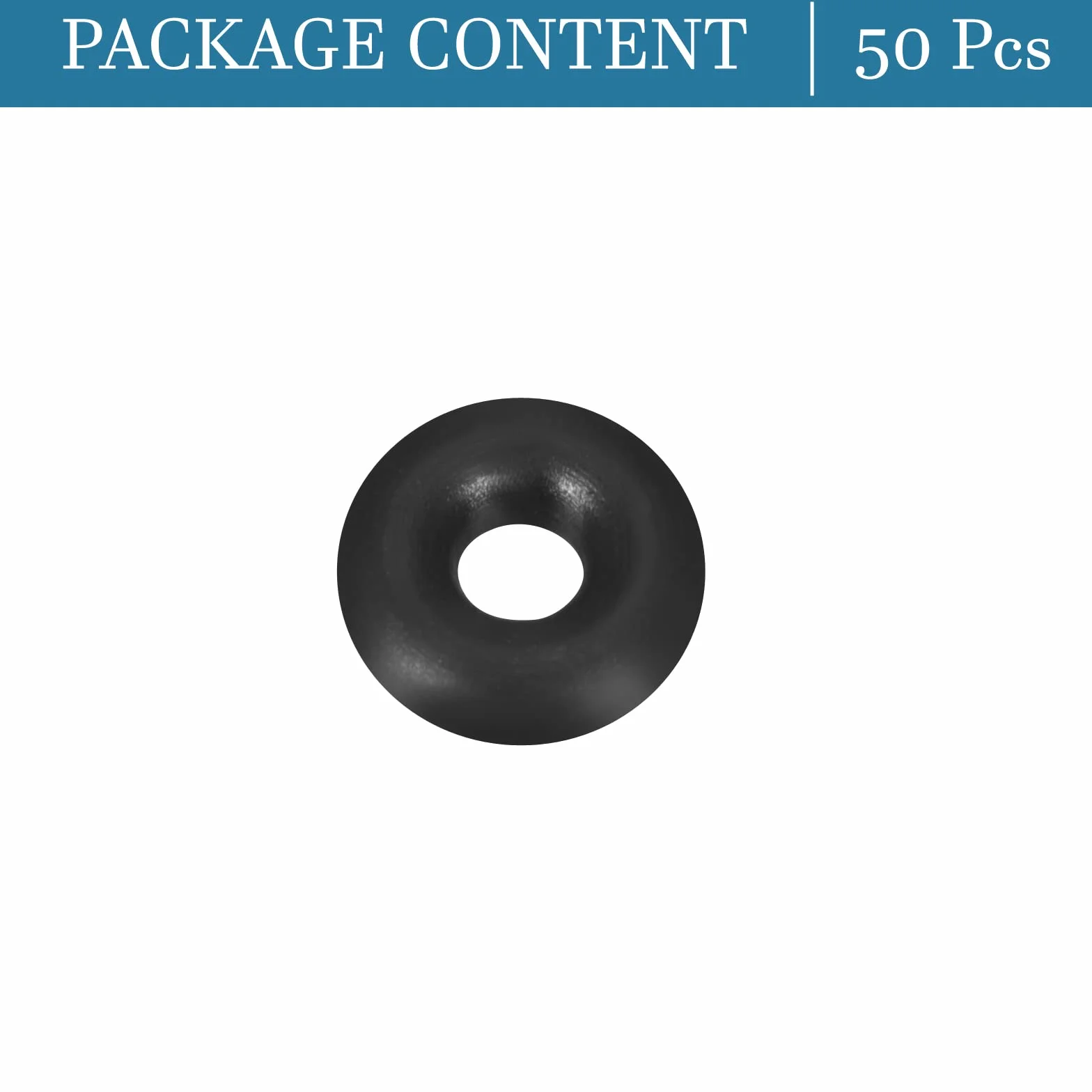 QUARKZMAN Nitrile Gomma O-Ring 7mm x 3mm x 2mm Guarnizioni di Tenuta Anelli Rubinetti Rotondo Guarnizione Rondella per Rubinetto Idraulica Riparazione Sigillatura Connessione, 50 Pezzi
