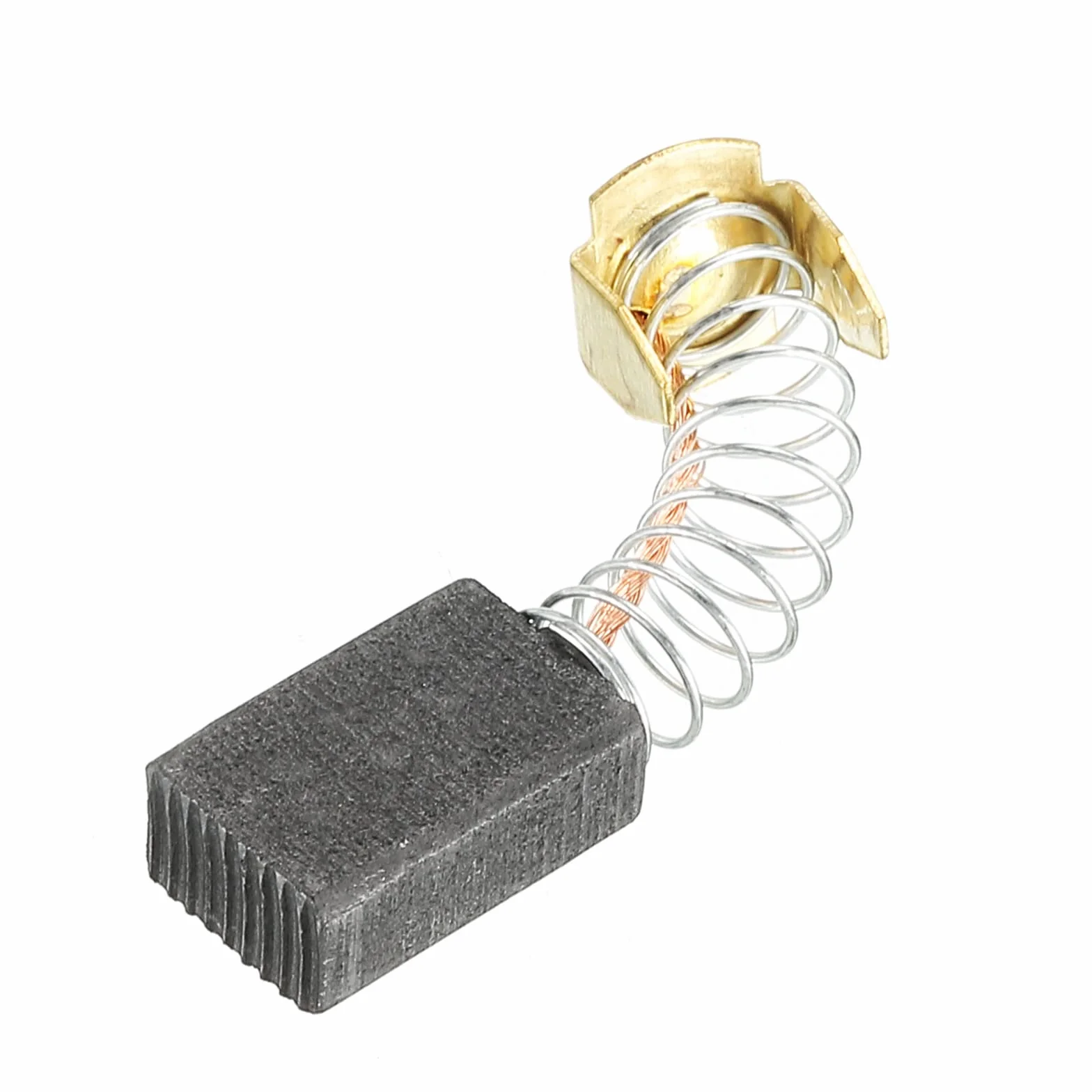 PATIKIL Carbonio Spazzole Spazzola Carbone Ricambio 15x10x6mm per Motori Elettrici Potenza Strumento Angolo Smerigliatrice Tavolo Ricambio Parte Riparazione, 2pz