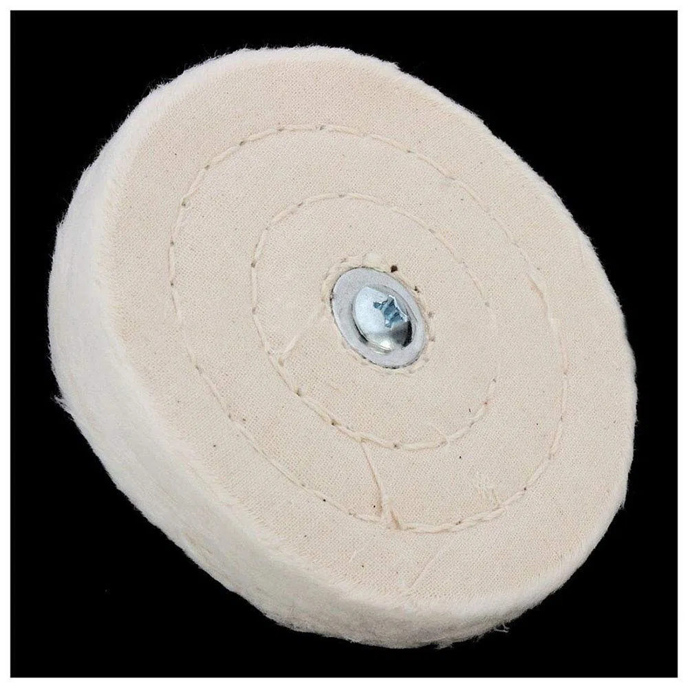 Disco di lucidatura per trapano, velluto di cotone conico lucidante Wheel per lucidatura Buffing Pad per Manifold alluminio acciaio inox